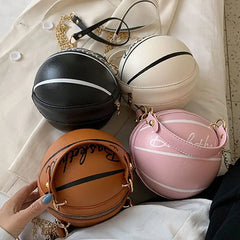 Personality Basketball Hand Bag Chains Handbag Mini Tote