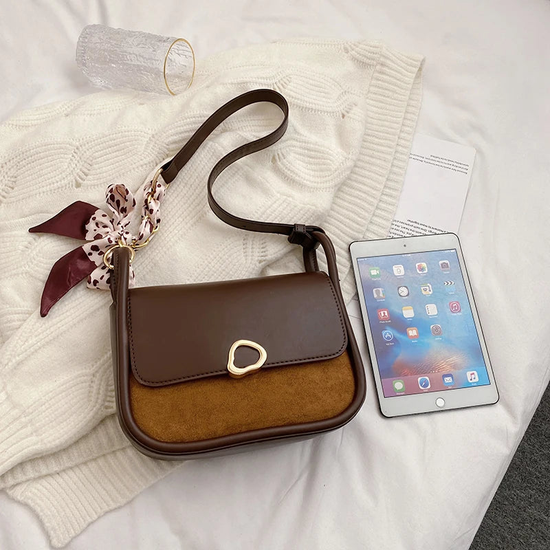 Women Shoulder Bags Contrast Crossbody Bag Ladies Handbags