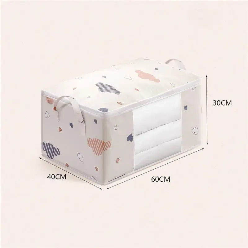 Foldable Storage Bag Quilt Closet Organizer