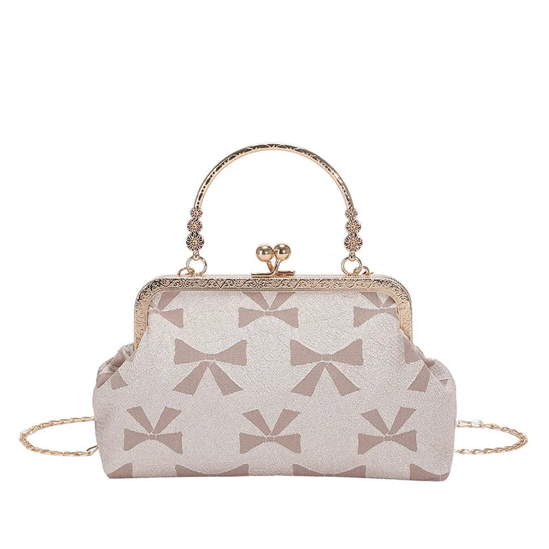 Canvas Crossbody Bag Chain Shoulder Tote Women's Handbag