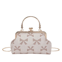 Canvas Crossbody Bag Chain Shoulder Tote Women's Handbag