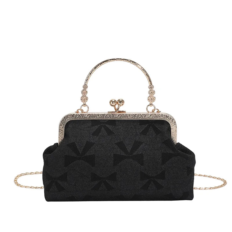 Canvas Crossbody Bag Chain Shoulder Tote Women's Handbag