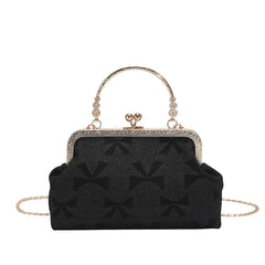 Canvas Crossbody Bag Chain Shoulder Tote Women's Handbag