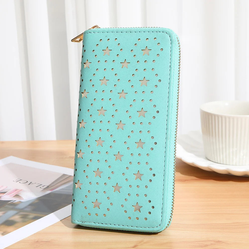 Women's Long Zippered Handbag Wallet