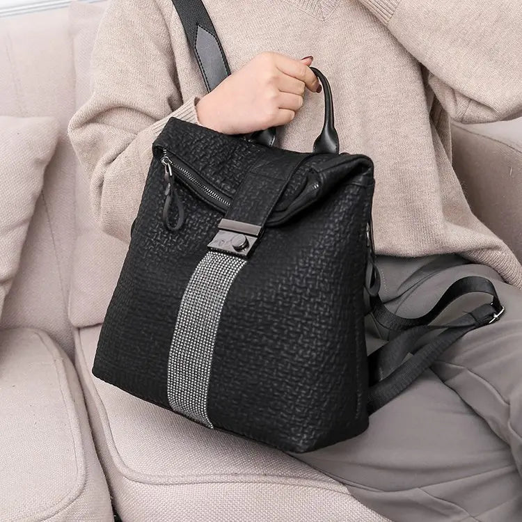 Winter Canvas Handbag Retro Casual College Backpack