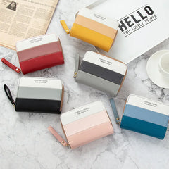 Small Fresh Zipper Wallet Multi-card Large Capacity Bag