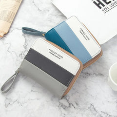 Small Fresh Zipper Wallet Multi-card Large Capacity Bag
