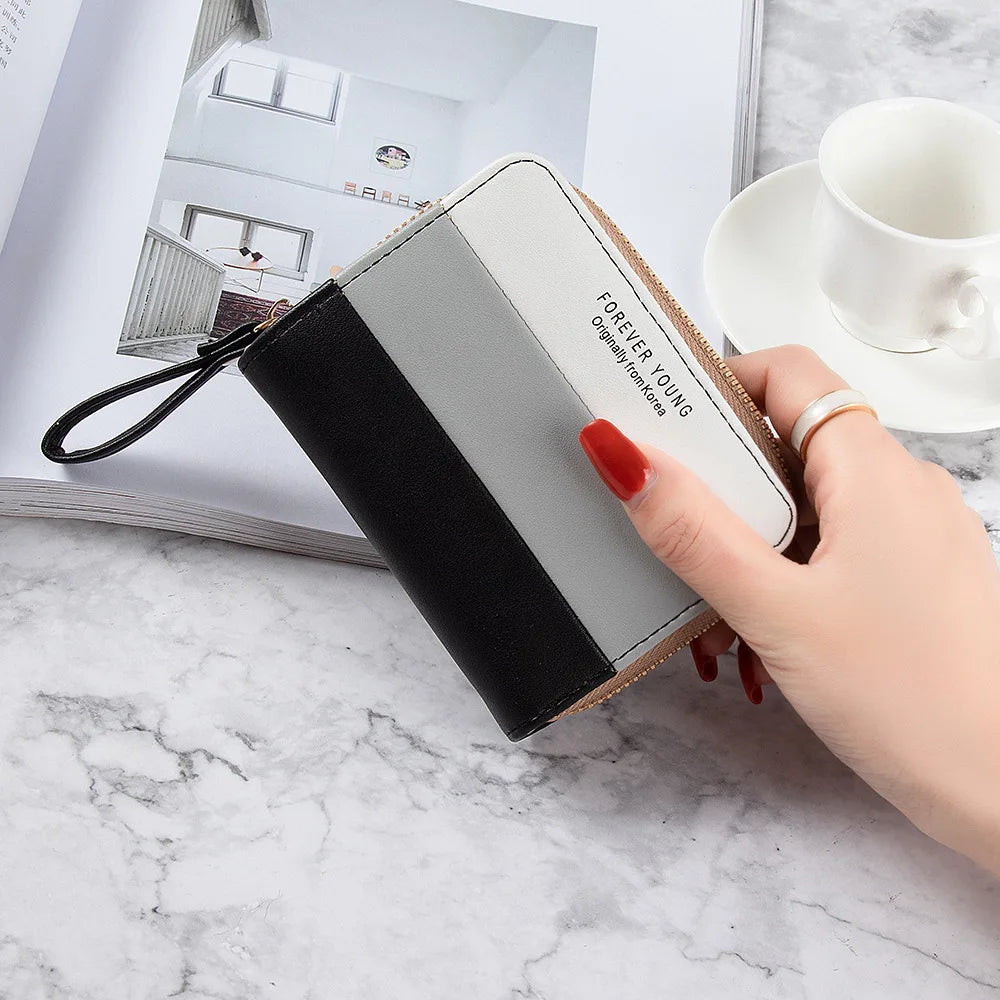 Small Fresh Zipper Wallet Multi-card Large Capacity Bag
