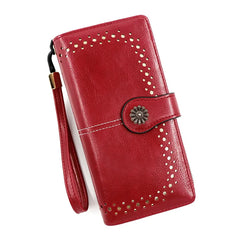 Women's Long Zipper Bag Handbag Purse