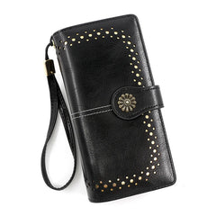 Women's Long Zipper Bag Handbag Purse