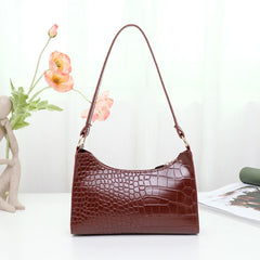 Crocodile Pattern Totes Shoulder Bag for Women