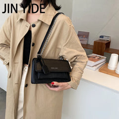 Retro Chain Bag Ladies Messenger Bags for Women Solid Female Bag