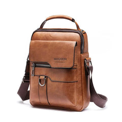 Retro Leather Backpack Female Student Backpack PU One-shoulder Messenger Bag