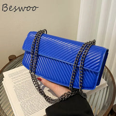 Y2K Retro Chain Shoulder Bag Messenger Bag for Women Handbags