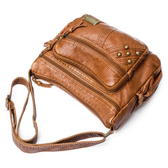 Retro Rivet Style Women Crossbody Shoulder Sling Bags Lady Woman Tote Purse Hand