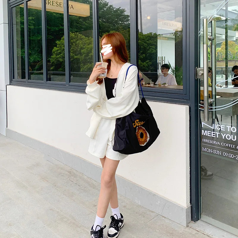 Retro Shoulder Bag for Women Large Capacity Tote Handbag
