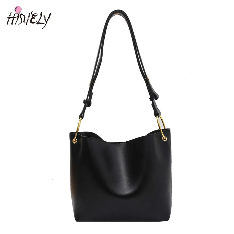 Retro PU Leather Crossbody Bag for Women Shoulder Handbag