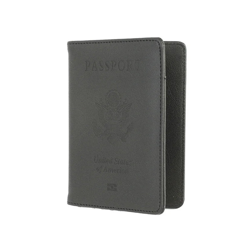 RFID Blocking Passport Cover Multifunction Passport Case