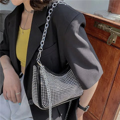 Rhinestone Handbag Diamonds Shoulder Purse Crossbody Bag