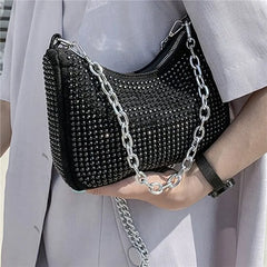 Rhinestone Handbag Diamonds Shoulder Bag Purse Crossbody Bag