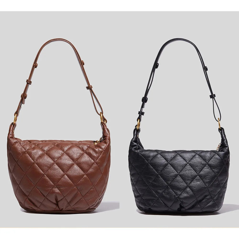 Plaid Retro Handbags Rhombus Single Shoulder Bag