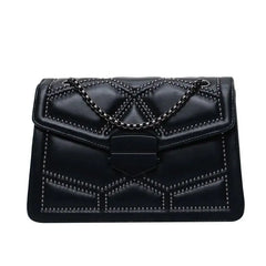 Rivet Chain PU Leather Crossbody Bags For Women