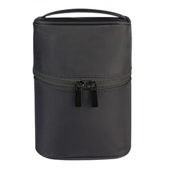 Round Women Cosmetic Bag Makeup Case Beautician Toiletry Kit