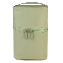 Round Women Cosmetic Bag Makeup Case Beautician Toiletry Kit