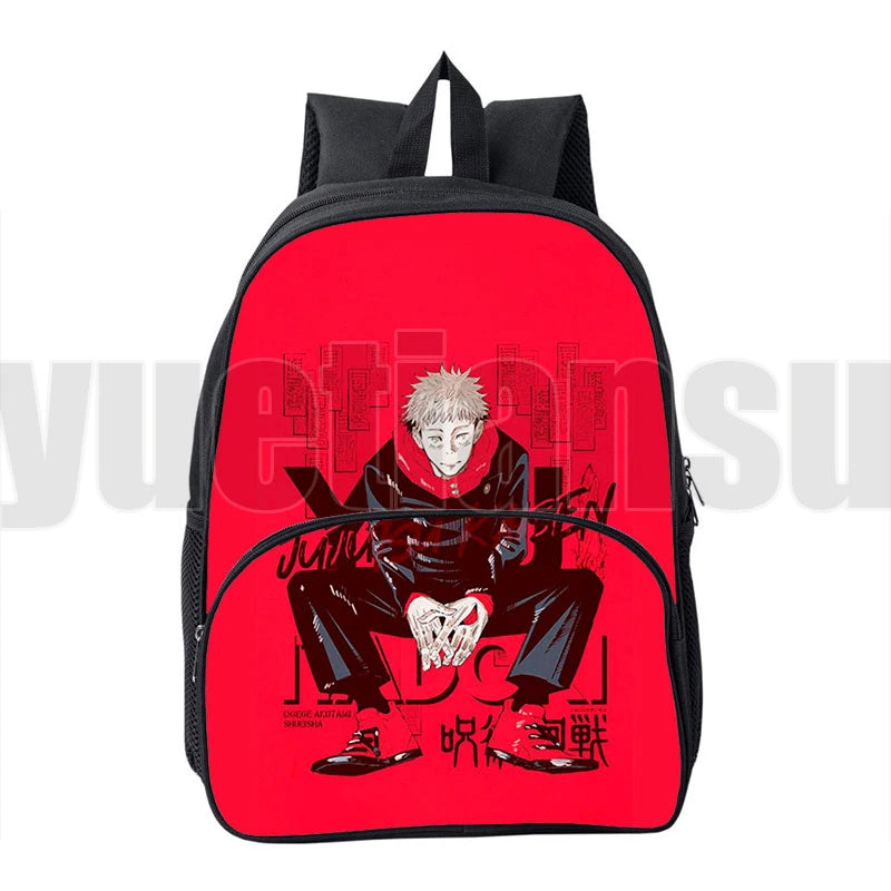 Jujutsu Kaisen 3D Backpack 16 Inch Canvas School Bag for Kids