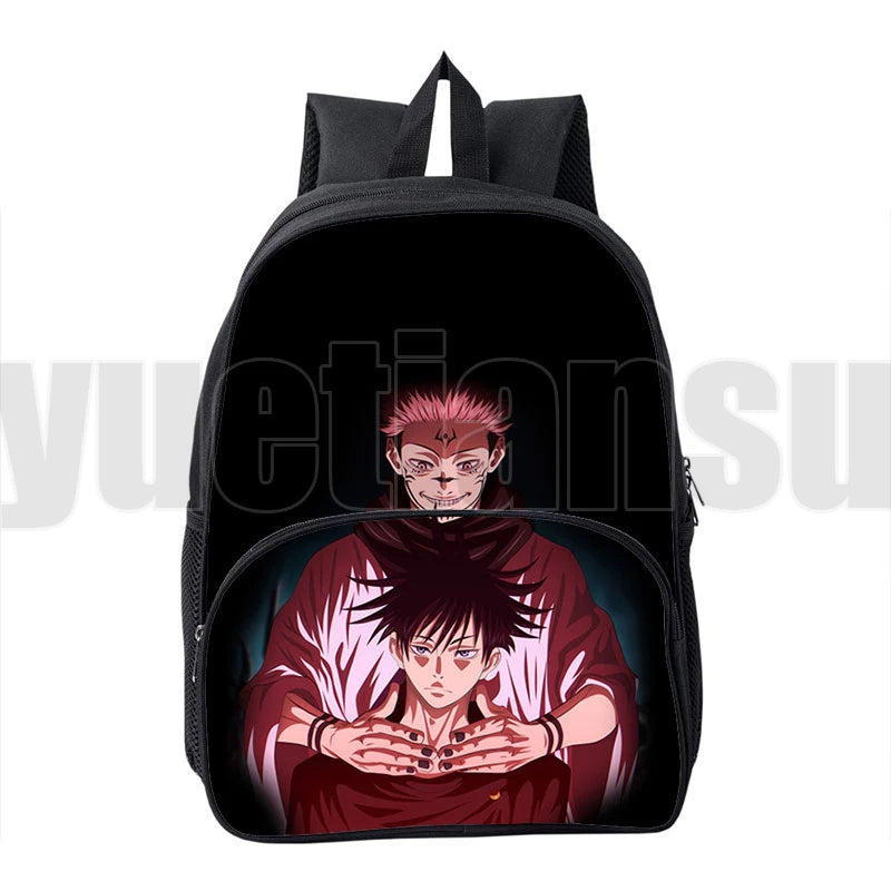 Jujutsu Kaisen 3D Backpack 16 Inch Canvas School Bag for Kids
