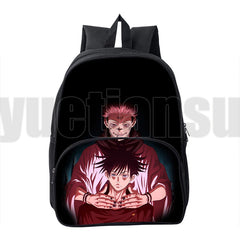 Jujutsu Kaisen 3D Backpack 16 Inch Canvas School Bag for Kids
