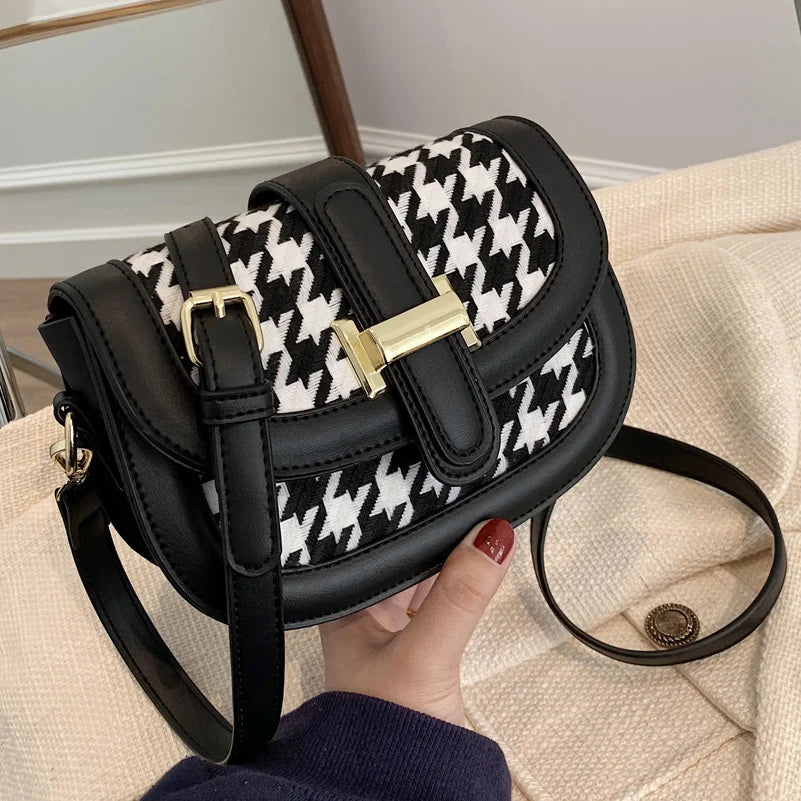 Lattice Single Shoulder Bag Women's