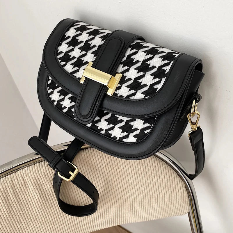 Lattice Single Shoulder Bag Women's