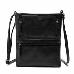 Women's Vintage Messenger Bag PU Leather Handbag Cross Body Casual Shoulder Bags