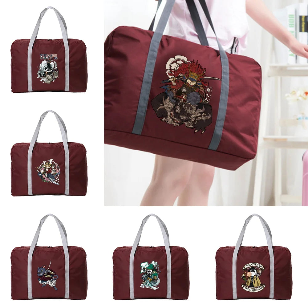 Samurai Series Foldable Travel Bag Large Capacity Handbag Organizer