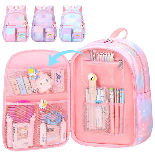 Ultra Light Chiropractor School Bag for Girls - Waterproof Small Backpack