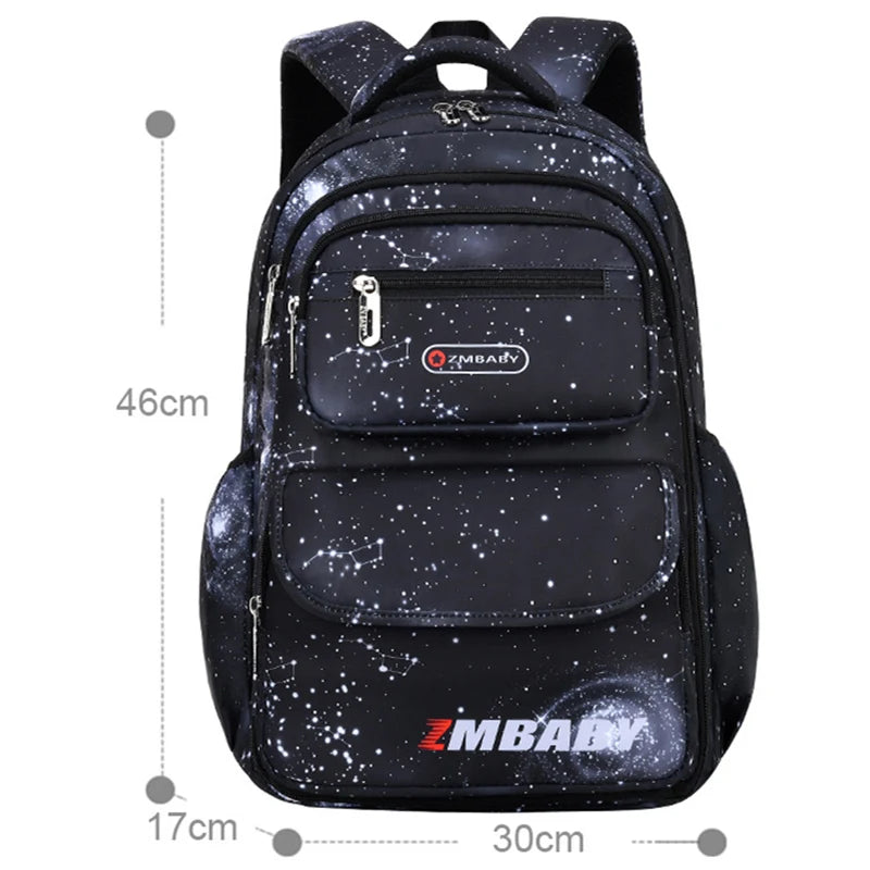 Waterproof Children School Backpack Boys Orthopedic Schoolbag