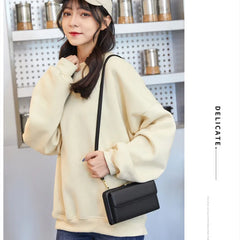 Women's PU Leather Crossbody Bag with Anti-Theft Shoulder Strap