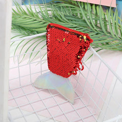 Sequins Mermaid Coin Purse Kids Crossbody Mini Bag