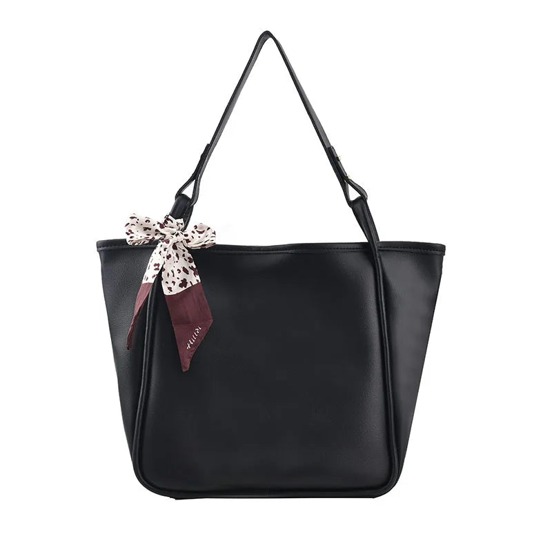 Retro Soft Leather Tote Bag Shoulder Bag for Women