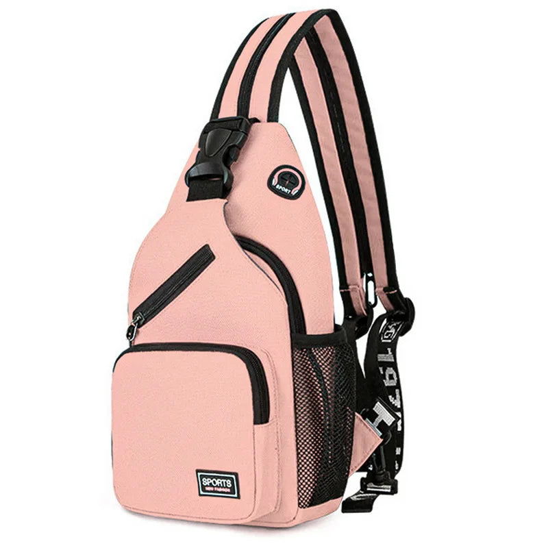 Casual Chest Bag Business Man Woman Backpack Sports Rucksack Travel Pack