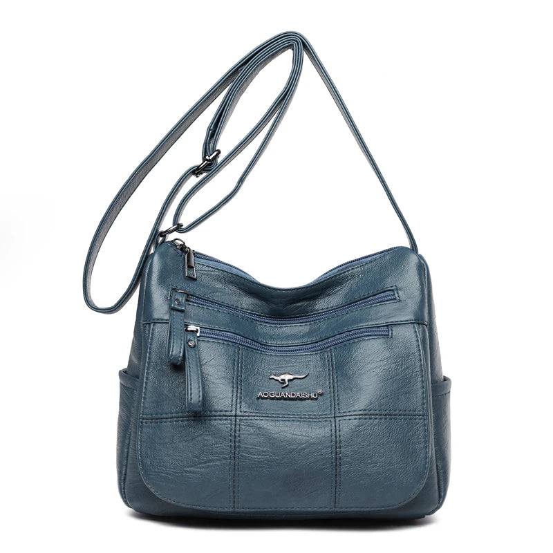 Women's Soft PU Leather Shoulder Bag Crossbody Bag Big Capacity