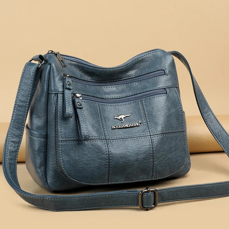 Women's Soft PU Leather Shoulder Bag Crossbody Bag Big Capacity