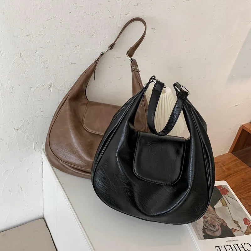 Women's Shoulder Bag Soft PU Leather Vintage Totes