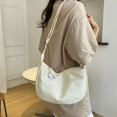 Women's Shoulder Bag Solid Multifunction Handbag Large Capacity Crossbody