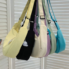 Women's Shoulder Bag Solid Multifunction Handbag Large Capacity Crossbody