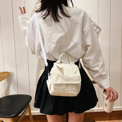 Canvas Crossbody Bag Messenger Bag Shoulder Bag For Women