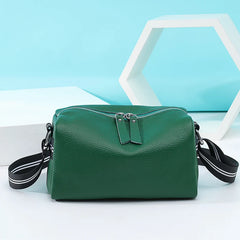 Cowhide Women's Handbag High Leather Small Messenger Bag Solid Shoulder Crossbod