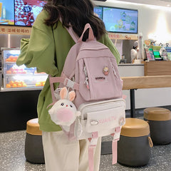 Waterproof College Student Backpack Women Versatile Bag