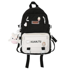 Waterproof College Student Backpack Women Versatile Bag